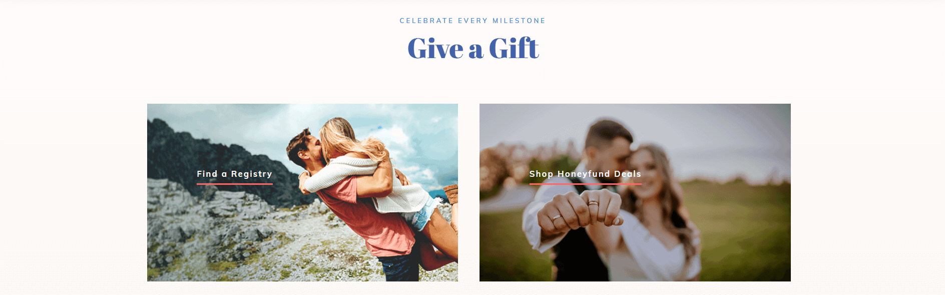 Honeymoon Honeyfund Registry
